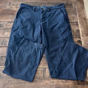 LL Bean Standard Fit Men’s 32 x 30 Blue Chinos